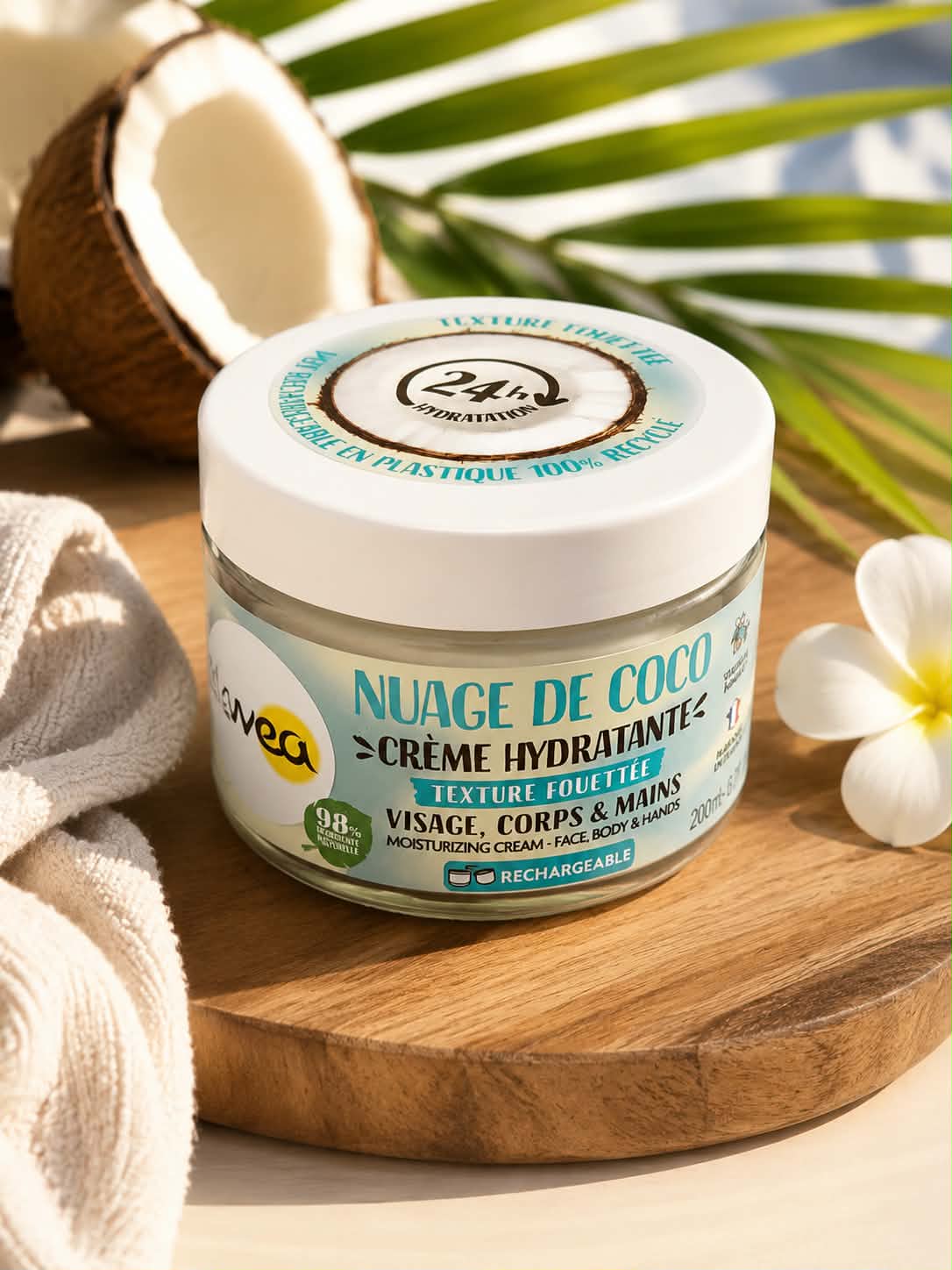 Crème hydratante - Nuage de coco (200ml)