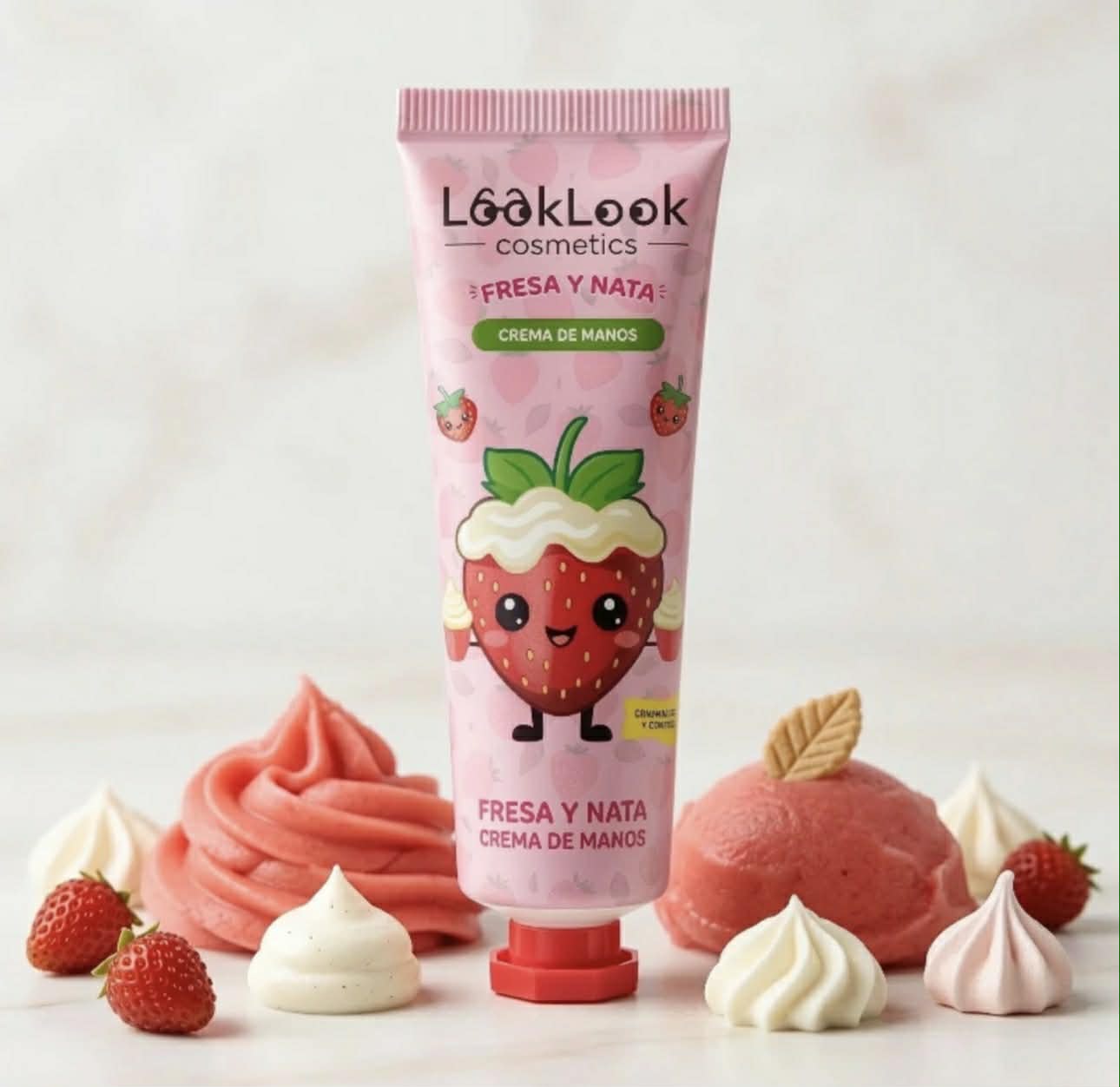 Crèmes Mains Fraise/Chantilly