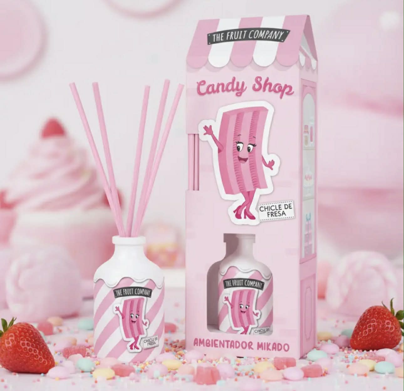 Mikado Parfumé - Bubble Gum à la Fraise