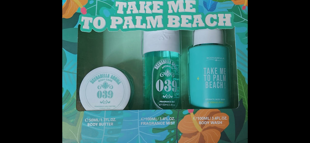 Coffret brume corps et cheveux en 100 ml gel douche en 100ml et crème corporelle en.50 ml numéro 39.91 .71.40