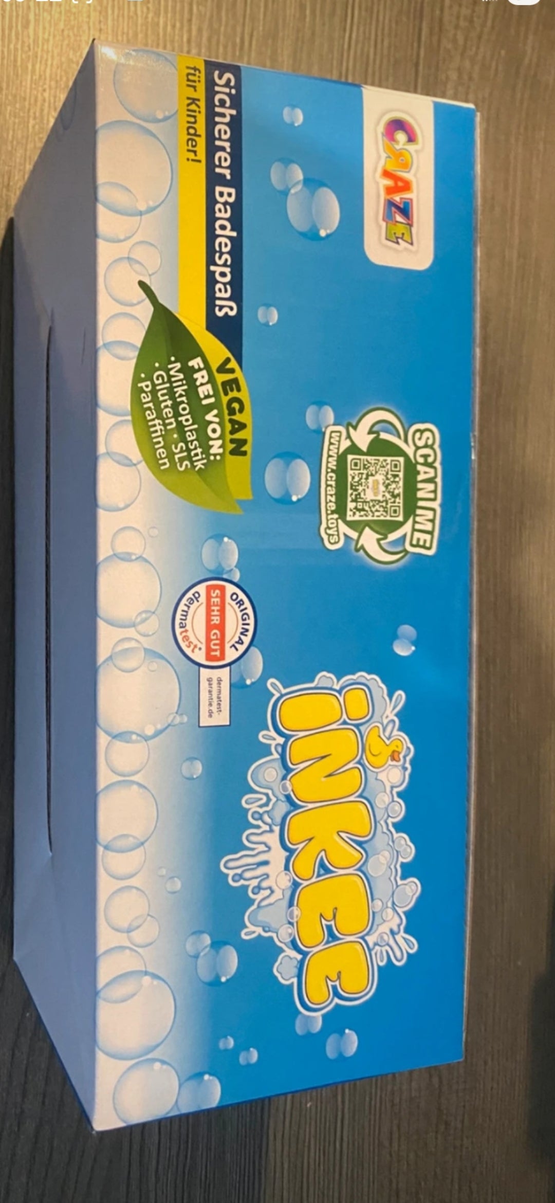Bombe de bain vegan testé dermatologiquement