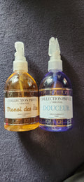 Sprays maison textile deux odeur différente