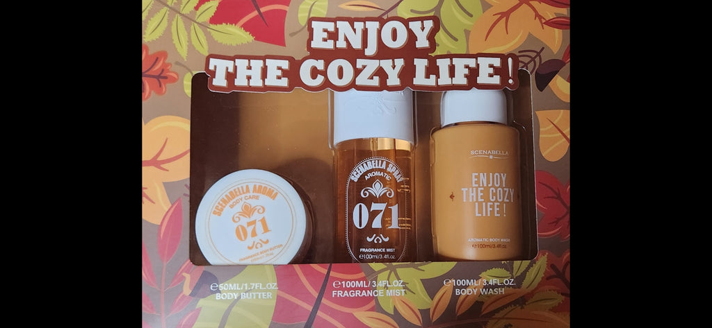 Coffret brume corps et cheveux en 100 ml gel douche en 100ml et crème corporelle en.50 ml numéro 39.91 .71.40