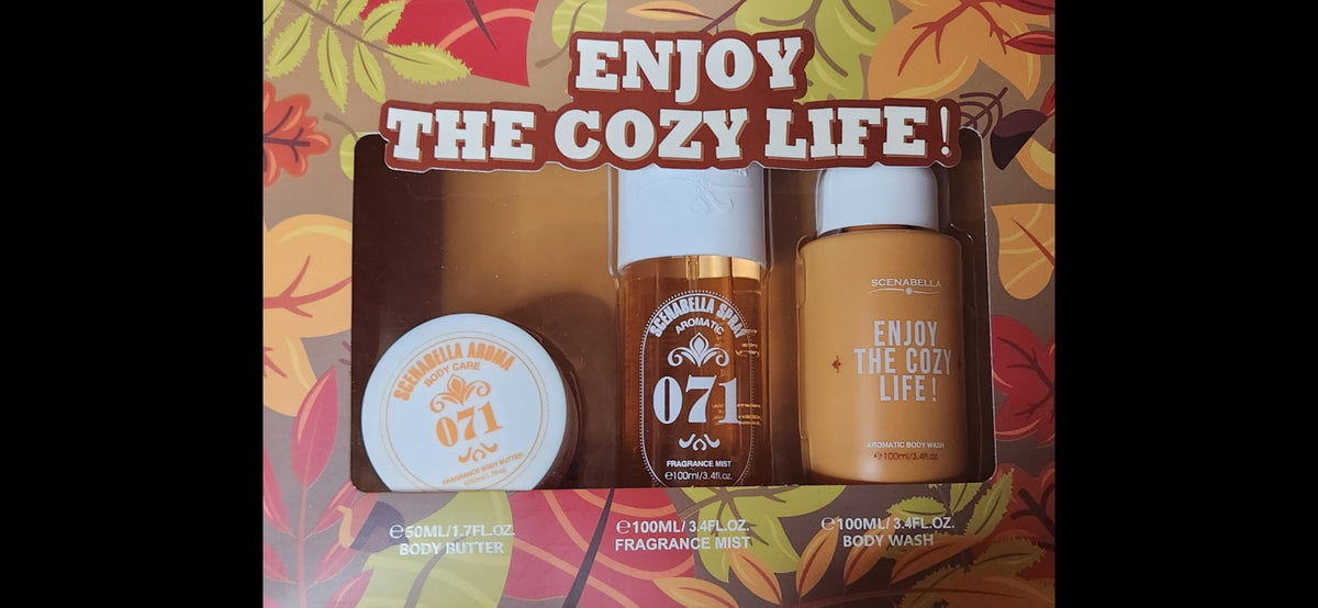 Coffret brume corps et cheveux en 100 ml gel douche en 100ml et crème corporelle en.50 ml numéro 39.91 .71.40